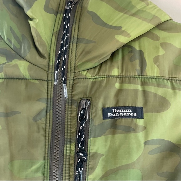 Trico Field DenimDungaree Camo Boys Coat Size 10 - Picture 3 of 8